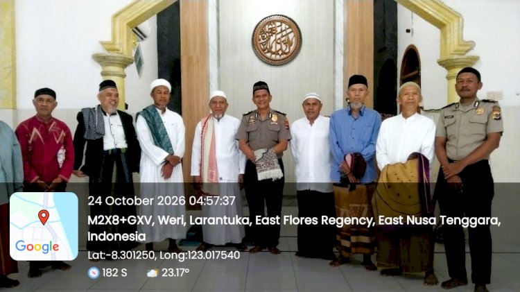 Melalui Subuh Keliling, Polres Flores Timur Ajak Masyarakat Jadi Pelindung bagi Diri Sendiri