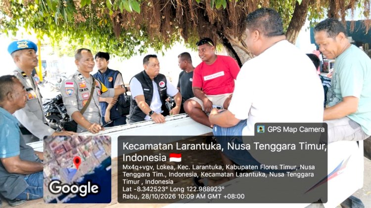 Melalui Dialog Humanis, Polres Flores Timur Ajak Warga Peduli Keamanan