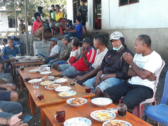 Kapolsek Adotim Sambang Desa ke Todat dan Tomas Desa Lewokekeng Kecamatan Ile Boleng Kabupaten Flotim