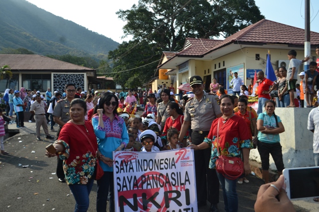 Memeriahkan HUT Kemerdekaan RI Ke 72 Kabupaten Flores Timur Dimeriahkan dengan Karnaval Budaya