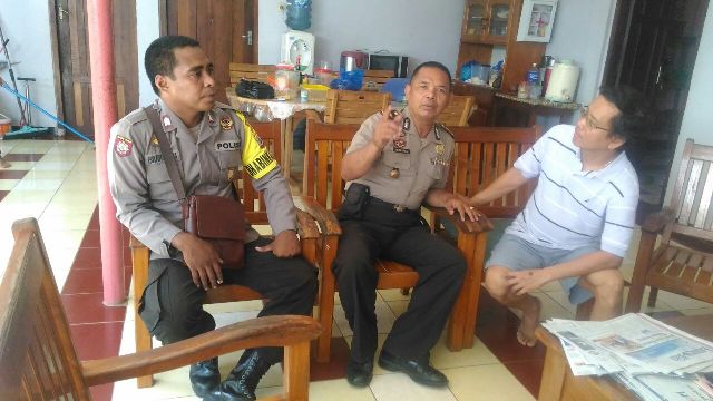 Kapolsek Titehena Giat Pos Kopi Manis ke Tokoh Agama