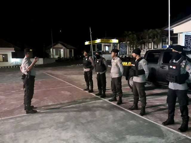 Tim Pana Elang Polres Flotim Tingkatkan K2YD Dalam Rangka Cipta Kondisi dengan Giat Patroli Malam Jelang Pilkada NTT 2018