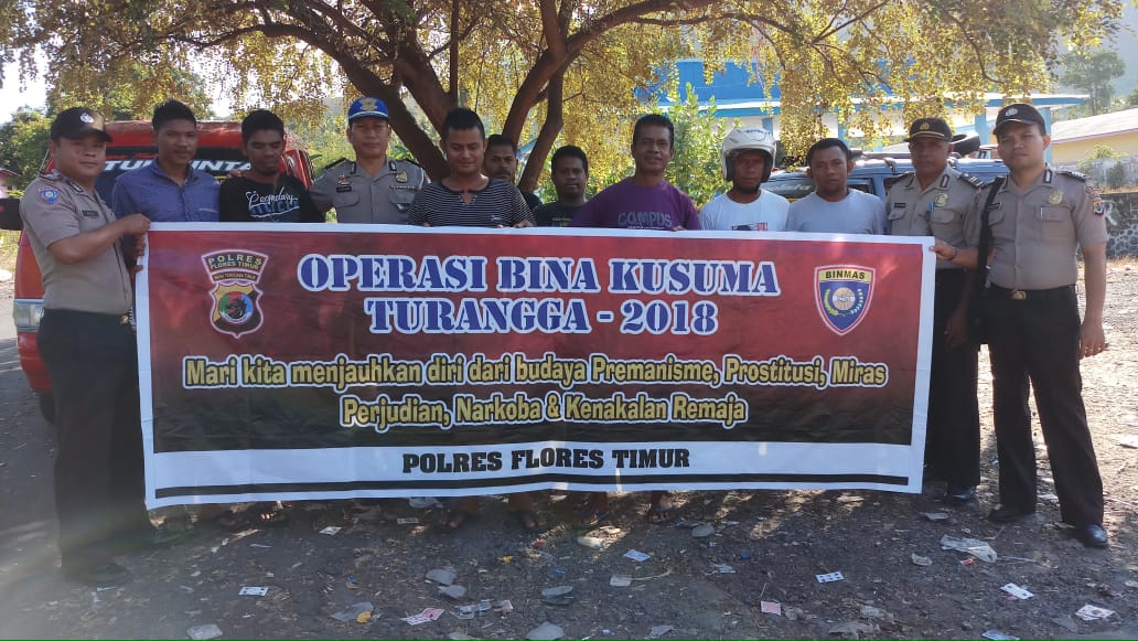 Operasi Bina Kusuma Turangga 2018, Polres Flotim Tingkatkan Binluh Tentang Pencegahan Aksi Premanisme dan Kenakalan Remaja